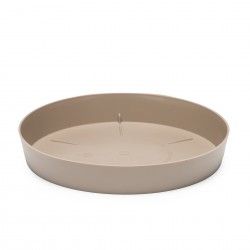 Prato Plástico Tes Redondo Taupe Ø36x5.5cm Prato Plástico Tes Redondo Taupe Ø36x5.5cm