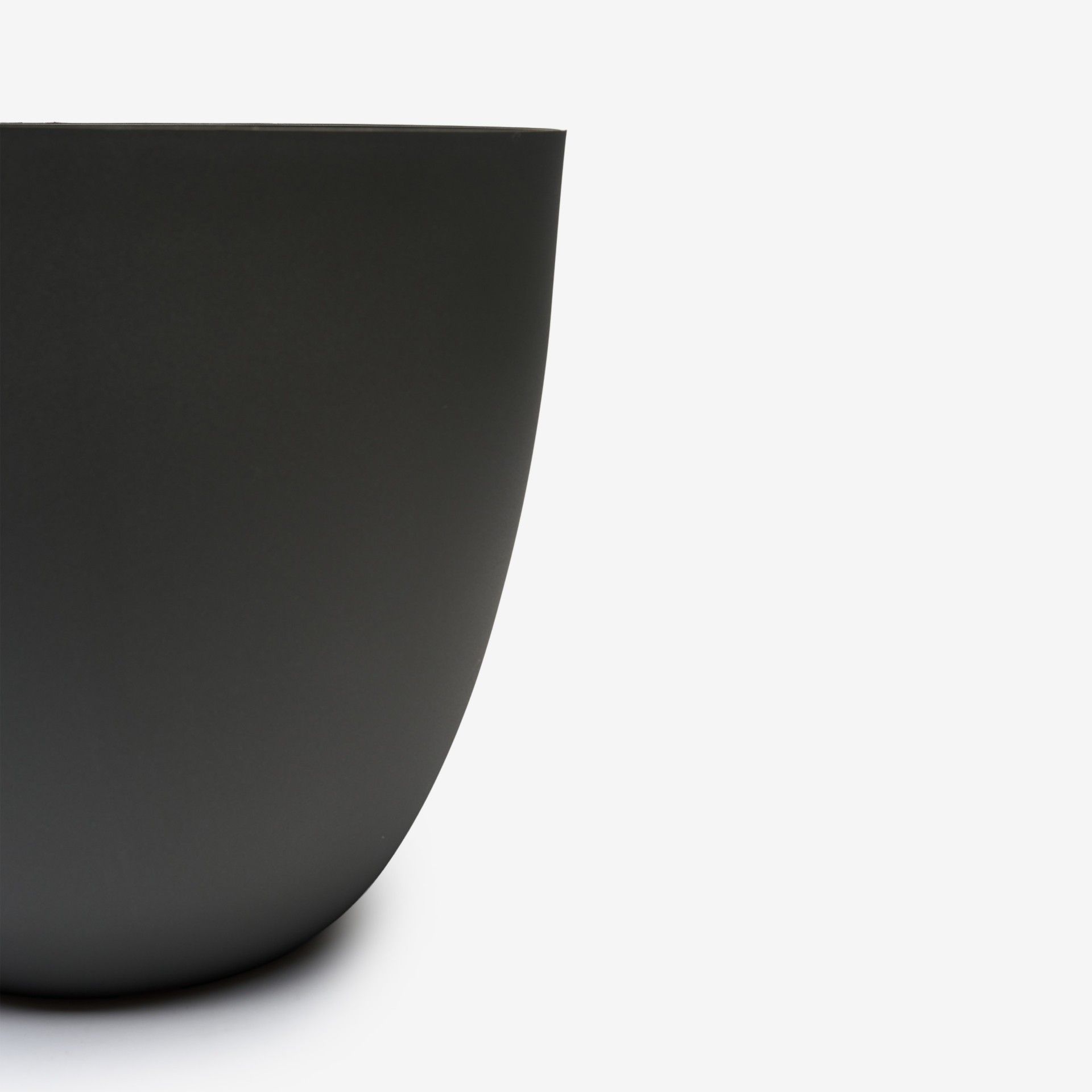 Vaso Plástico Tes Antracite Ø80x73cm