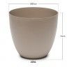 Vaso Plástico Tes Toupe Ø80x73cm Vaso Plástico Tes Toupe Ø80x73cm