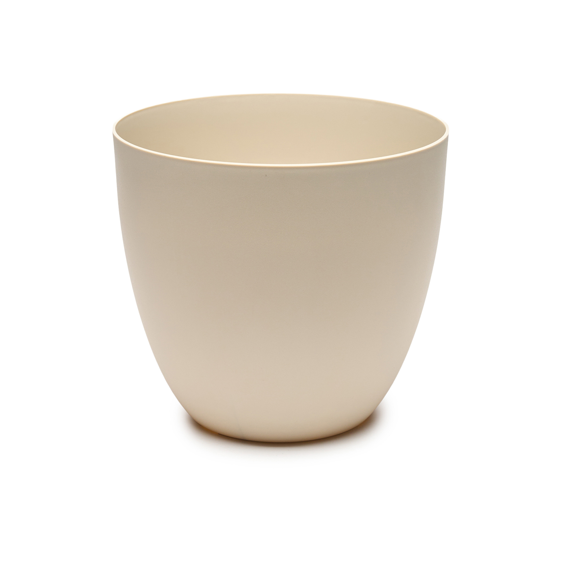 Vaso Plástico Tes Ecru Ø48x42cm