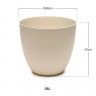 Vaso Plástico Tes Ecru Ø48x42cm Vaso Plástico Tes Ecru Ø48x42cm