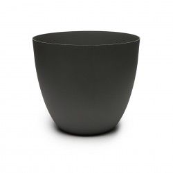 Vaso Plástico Tes Antracite Ø48x42cm Vaso Plástico Tes Antracite Ø48x42cm