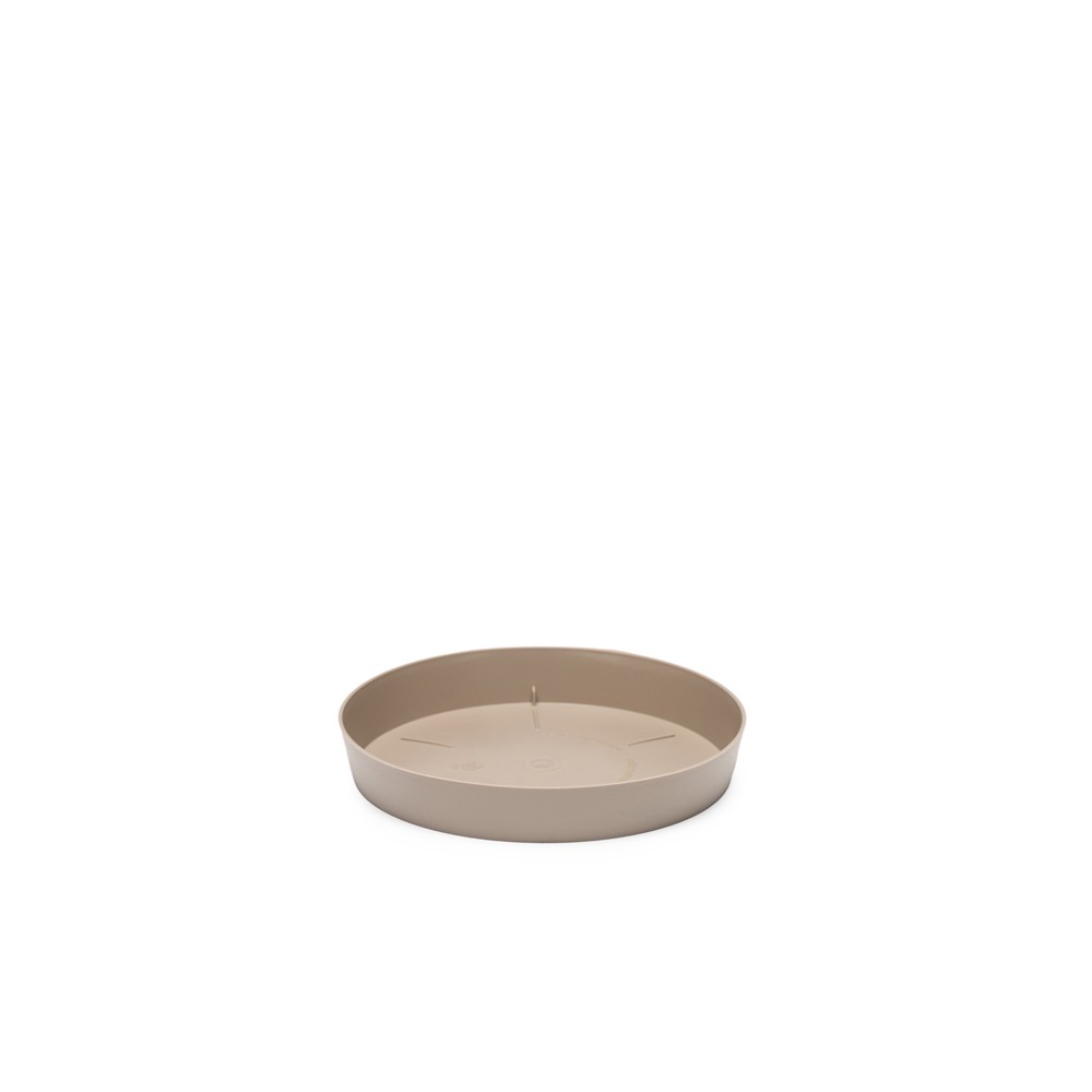 Prato Pl�stico Tes Redondo Toupe �14x2cm