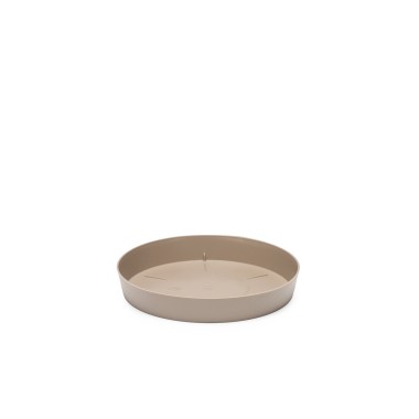 Prato Pl�stico Tes Redondo Toupe �17x2.5cm