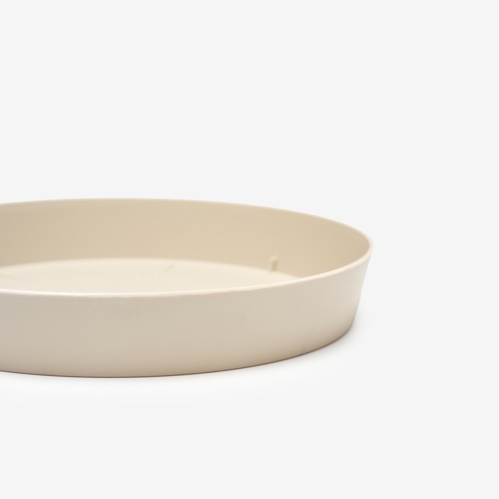 Prato Plástico Tes Redondo Cru Ø17x2.5cm