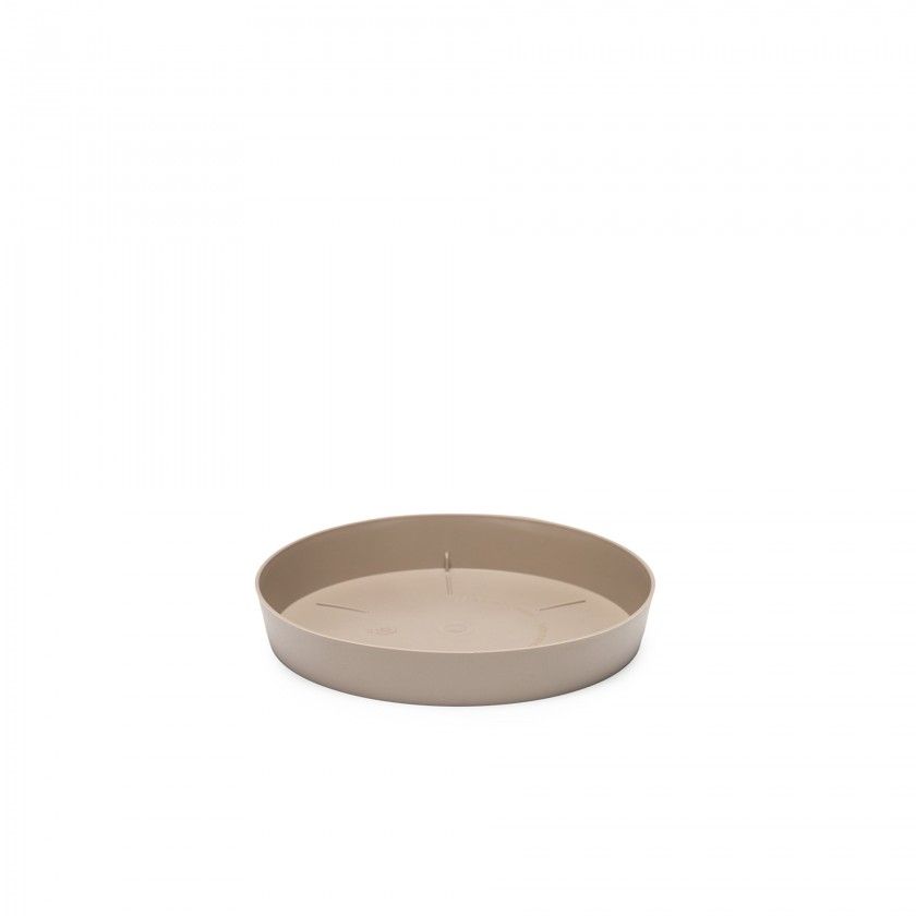Prato Plástico Tes Redondo Toupe Ø17x2.5cm Prato Plástico Tes Redondo Toupe Ø17x2.5cm