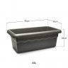 Floreira Terra Antracite 80X33cm Floreira Terra Antracite 80X33cm