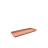 Prato Para Floreira Terra Terracota 57X23cm Prato Para Floreira Terra Terracota 57X23cm