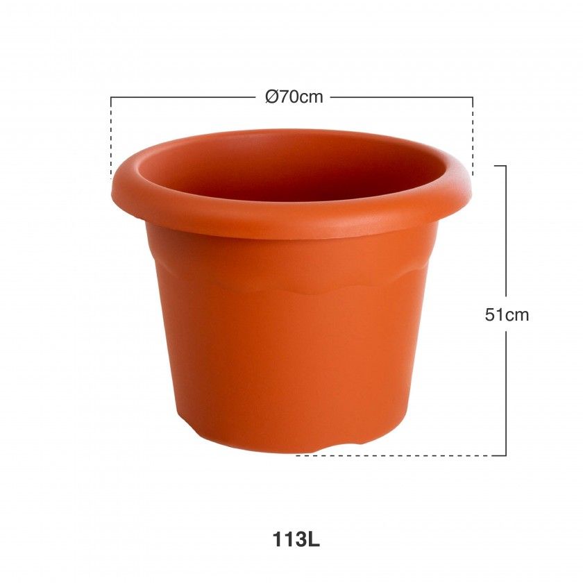 Vaso Plástico Terracota Vaso Plástico Terracota