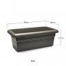 Floreira Terra Antracite 80X26cm