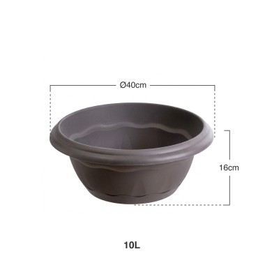 Ta�a Terra Antracite �40x23x18cm