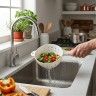 Escorredor Legumes Com Cabo Branco Escorredor Legumes Com Cabo Branco