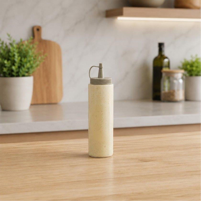 Frasco Para Molhos 250ml Bege Frasco Para Molhos 250ml Bege