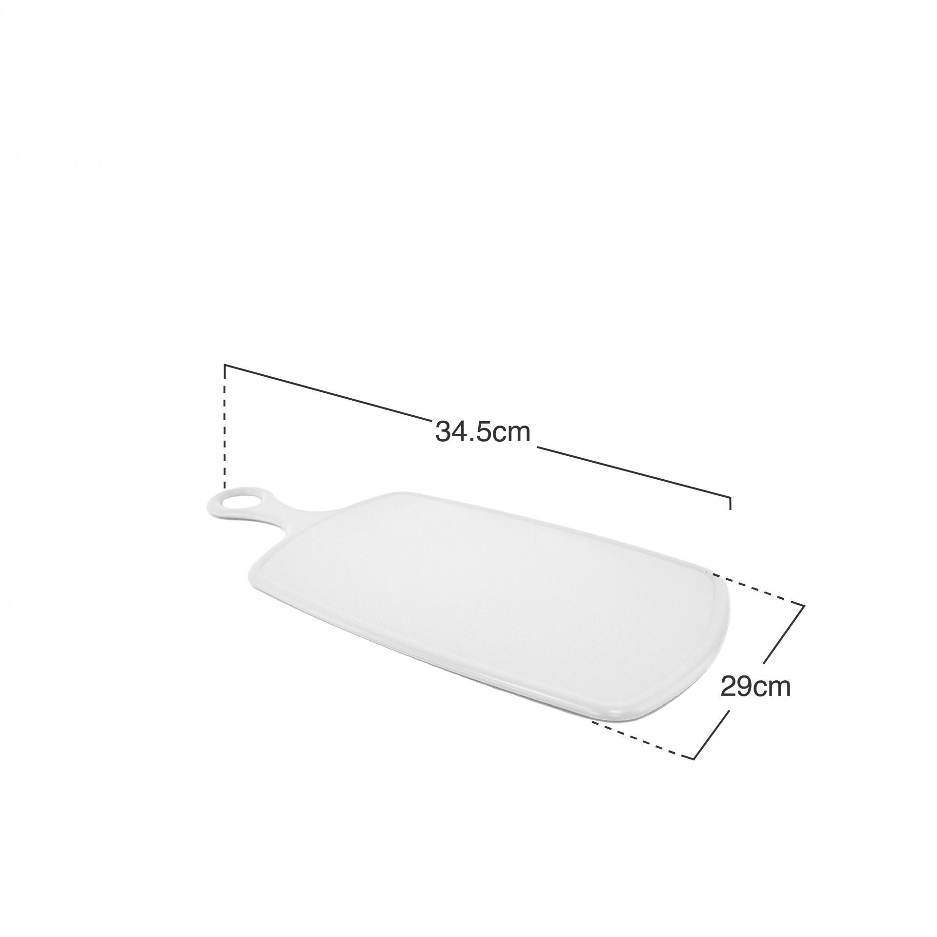 Tábua Corte Branco 34.5X29X0.5cm