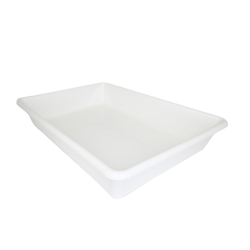 Bandeja Retangular Branco 9l