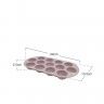 Cuvete Gelo Borracha Rosa 24X13.5X2.5cm Cuvete Gelo Borracha Rosa 24X13.5X2.5cm