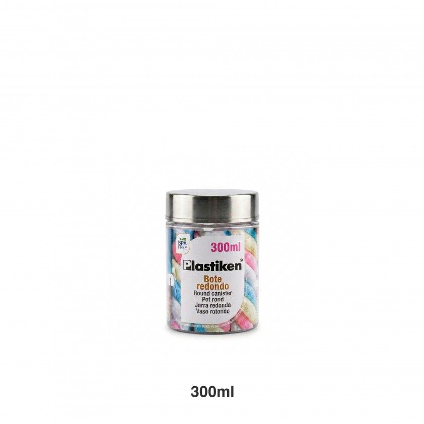 Frasco Cozinha Plástico Com Colher 300ml Frasco Cozinha Plástico Com Colher 300ml