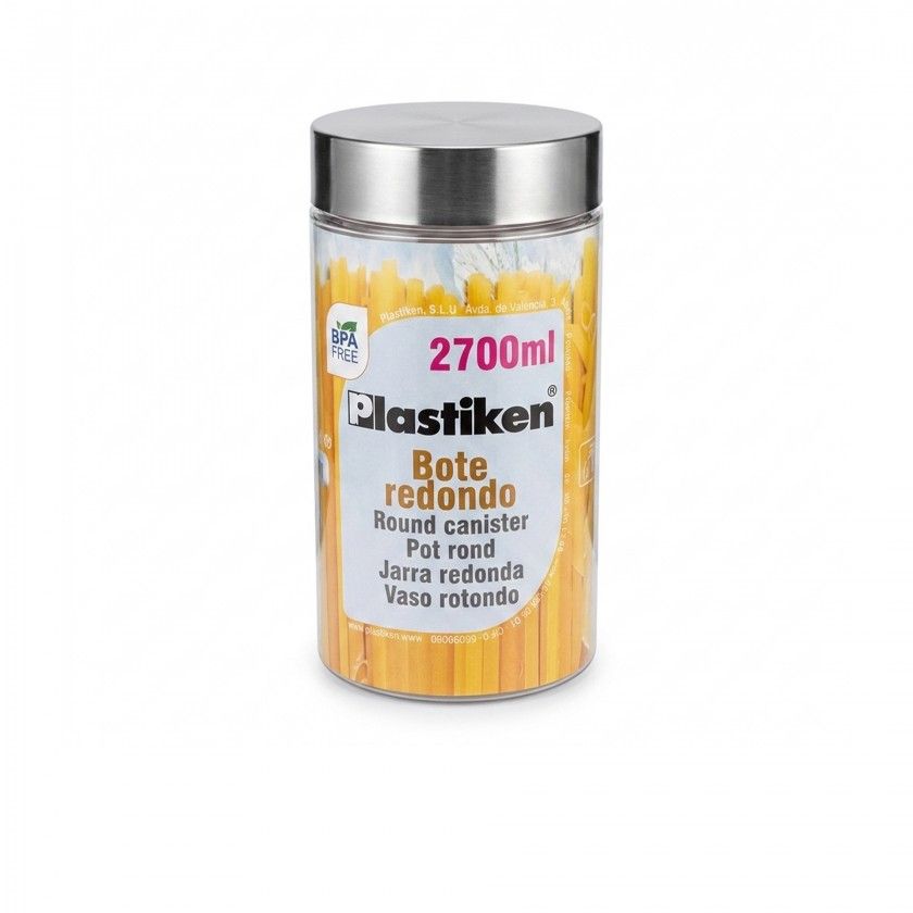 Frasco Cozinha Plástico Com Colher 2.7l Frasco Cozinha Plástico Com Colher 2.7l