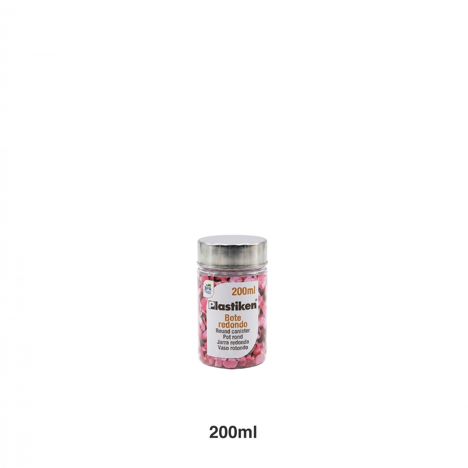 Frasco Cozinha Plástico Com Colher 200ml