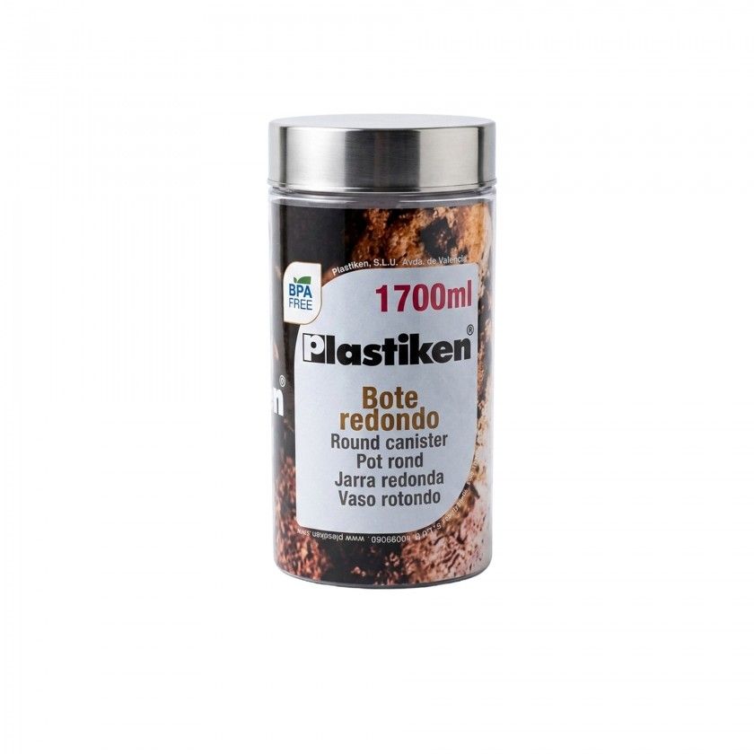 Frasco Cozinha Pl�stico Com Colher 1.7l