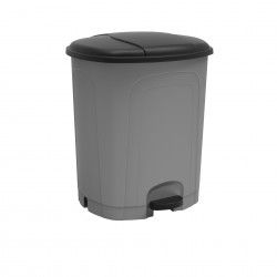Balde Lixo Com Pedal Cinza 50l