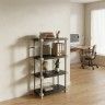 Prateleira 4 Estantes Preto 88X43X150cm Prateleira 4 Estantes Preto 88X43X150cm
