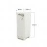 Cacifo Bege 34X45X100cm