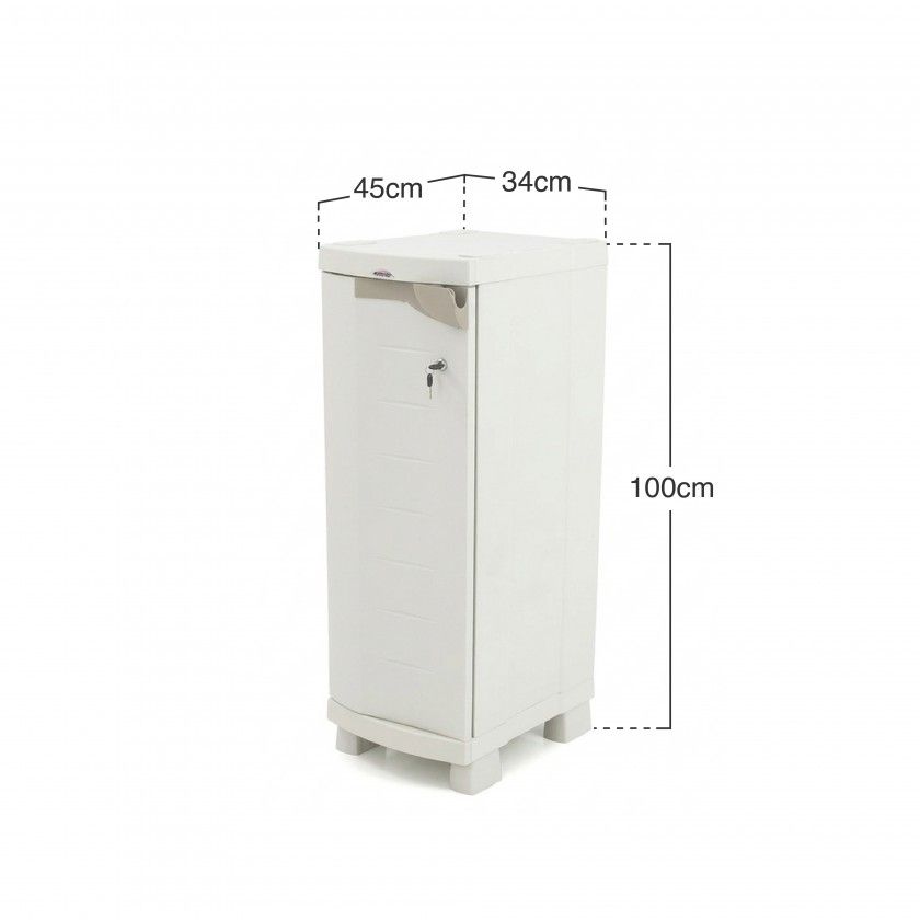 Cacifo Bege 34X45X100cm