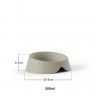 Comedouro Plástico Cru 500ml 18X17X6.3cm Comedouro Plástico Cru 500ml 18X17X6.3cm