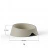 Comedouro Pl�stico Cru 1l 24X22X8.2cm