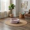 Comedouro Pl�stico Rosa 500ml 18X17X6.3cm
