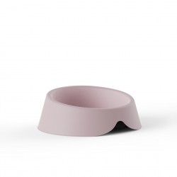 Comedouro Pl�stico Rosa 1l 24X22X8.2cm