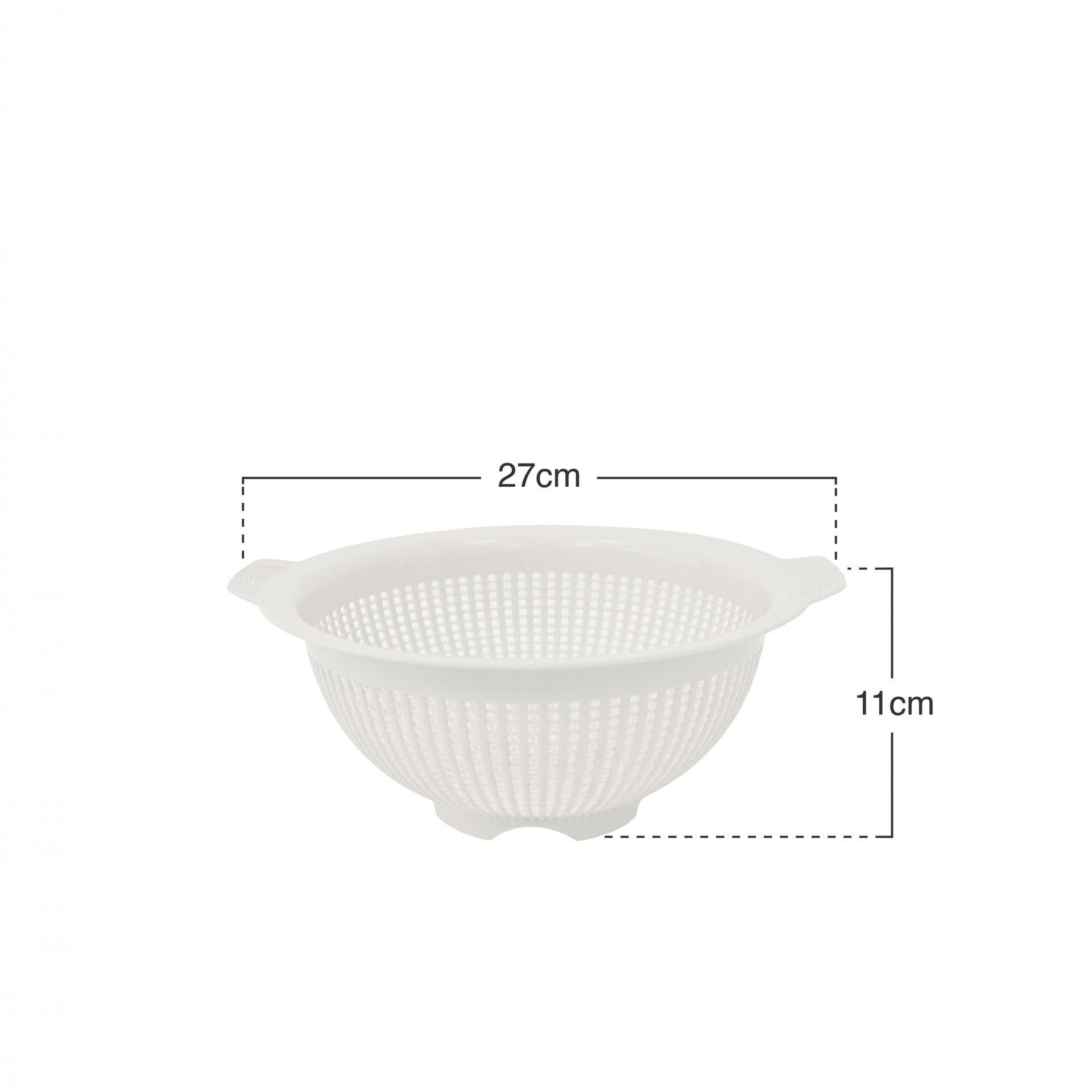 Escorredor Legumes Branco 25cm