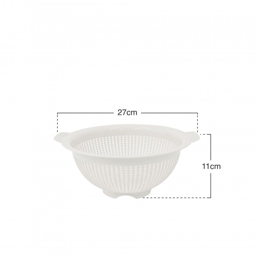 Escorredor Legumes Branco 25cm Escorredor Legumes Branco 25cm
