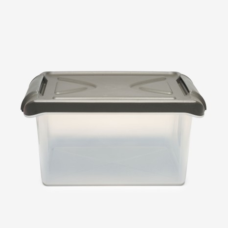 Caixa Arrumos Nature Antracite 15l 40X28X20cm - Image product