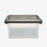 Caixa Arrumos Nature Antracite 15l 40X28X20cm Caixa Arrumos Nature Antracite 15l 40X28X20cm