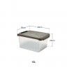 Caixa Arrumos Nature Antracite 15l 40X28X20cm Caixa Arrumos Nature Antracite 15l 40X28X20cm