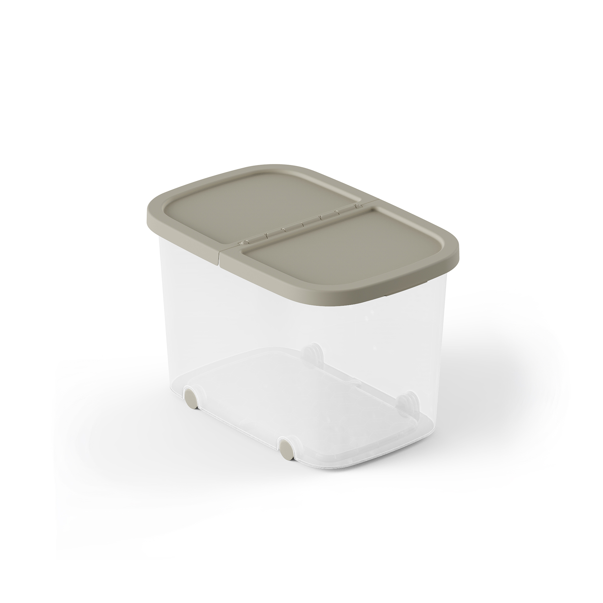 Caixa Arrumos Fresh Ecru 60l 59X39X38cm
