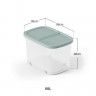 Caixa Arrumos Fresh Menta  60l 59X39X38cm