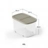 Caixa Arrumos Fresh Ecru 60l 59X39X38cm