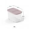 Caixa Arrumos Fresh Rosa 60l 59X39X38cm Caixa Arrumos Fresh Rosa 60l 59X39X38cm