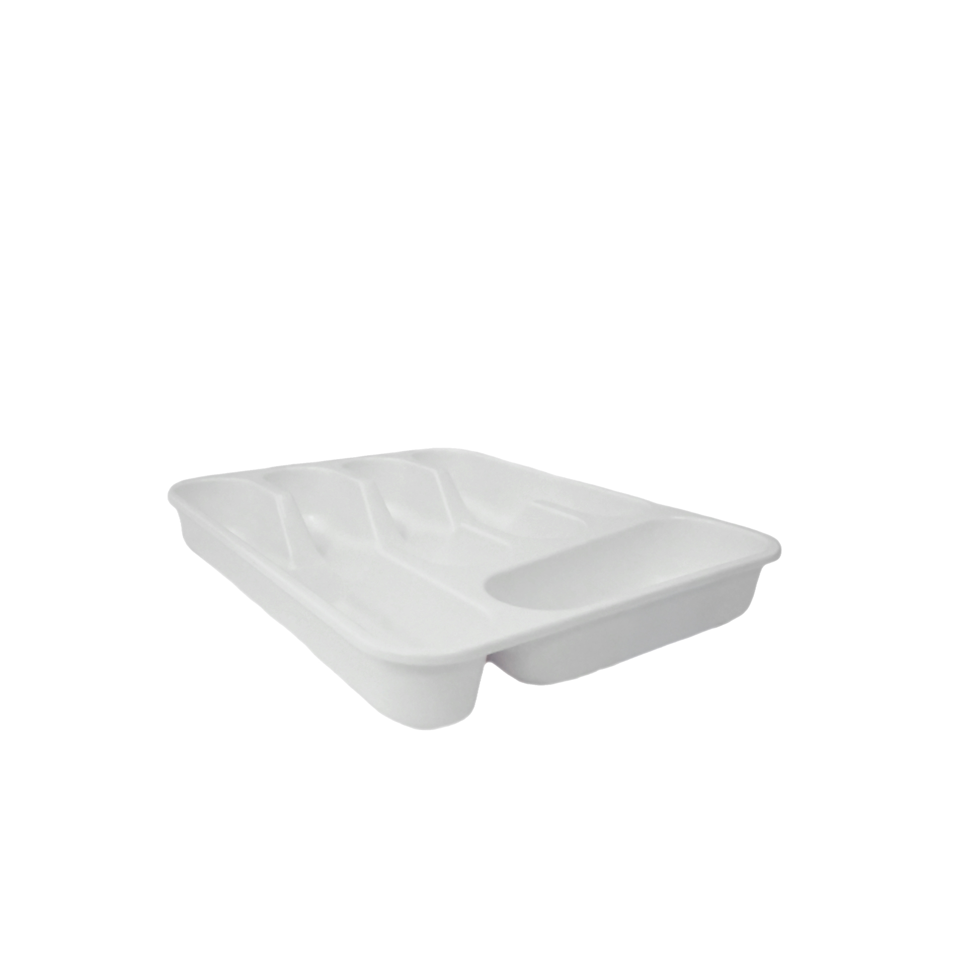 Suporte Talheres Branco 33X26X5cm