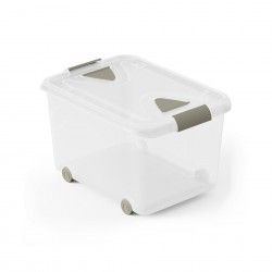 Caixa Arrumos Smart Transparente Ecru 70l 50X37.5X30cm