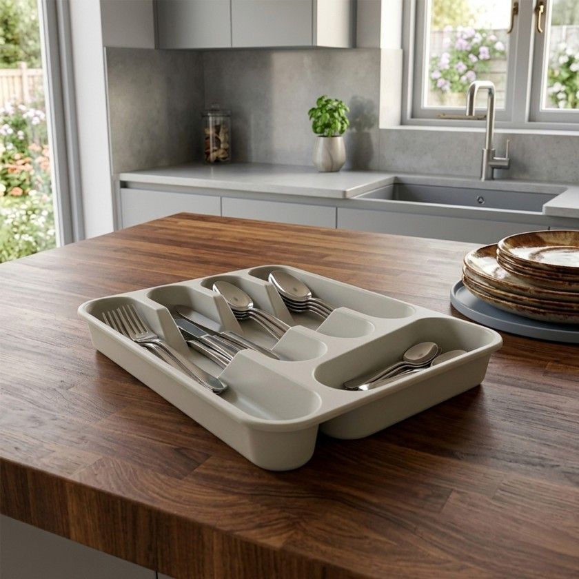 Suporte Talheres Cru 33X26X5cm Suporte Talheres Cru 33X26X5cm