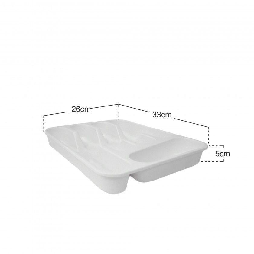 Suporte Talheres Branco 33X26X5cm Suporte Talheres Branco 33X26X5cm