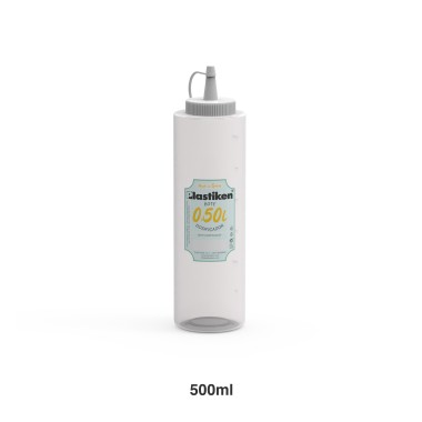 Frasco Para Molhos Branco 500ml