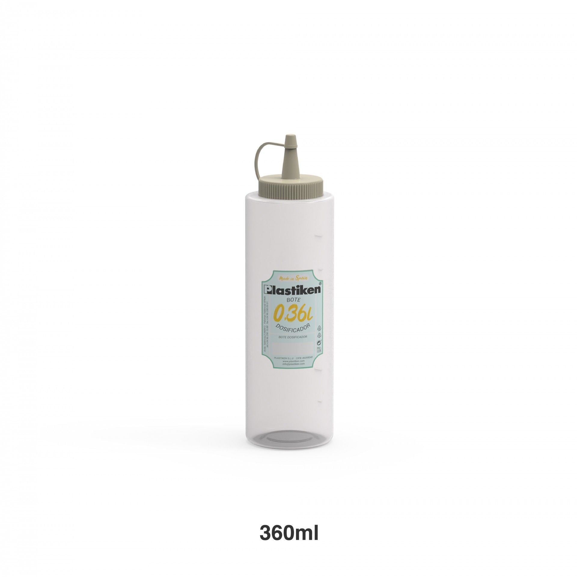 Frasco Para Molhos Cru 360ml