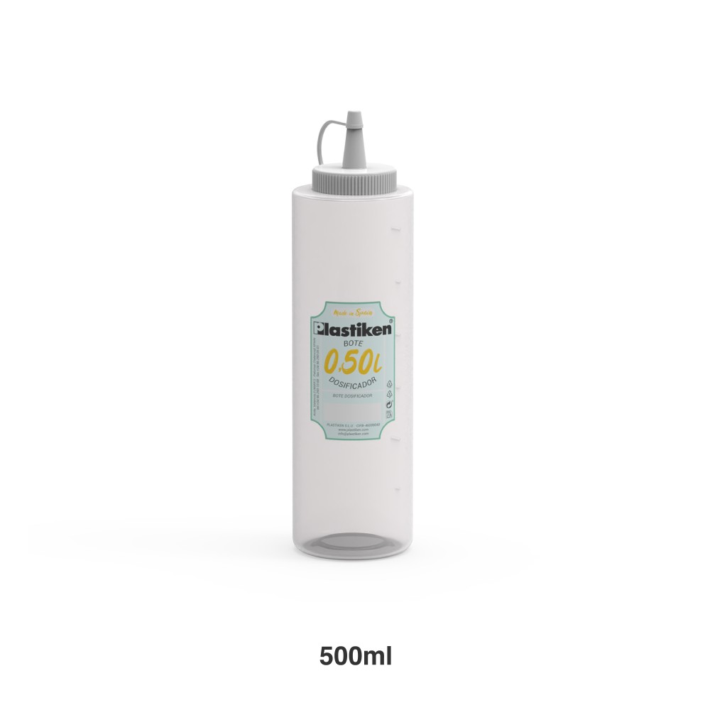 Frasco Para Molhos Branco 500ml