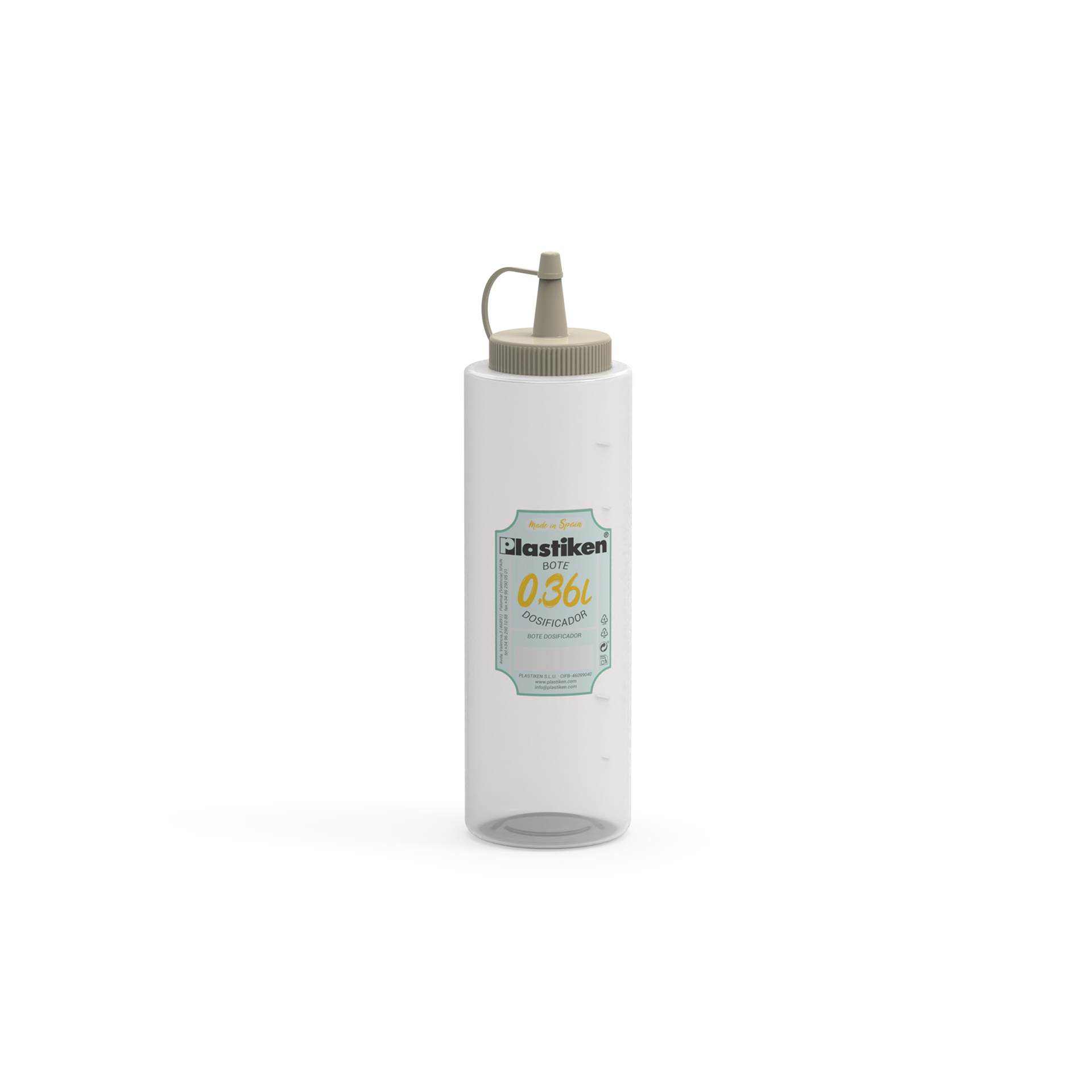Frasco Para Molhos Cru 360ml