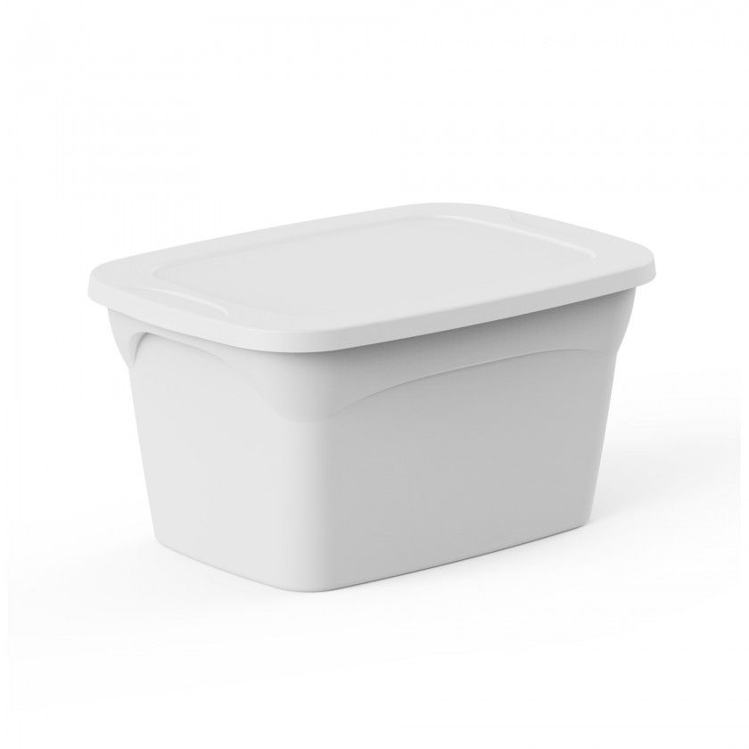 Caixa Arrumos Smart L Branco 80l 70X50X36.5cm Caixa Arrumos Smart L Branco 80l 70X50X36.5cm